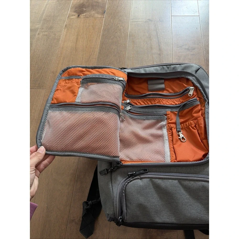 eBags EB2146-16 Heathered Gray Professional Slim Laptop Travel Backpack